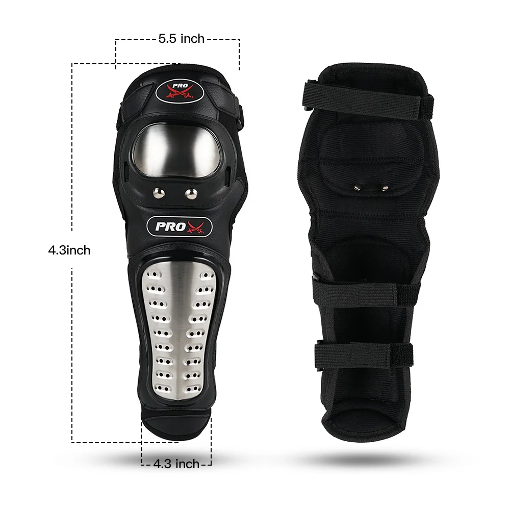 2 шт. Защитные Колени для мотоцикла из нержавеющей стали|Защитные наколенники