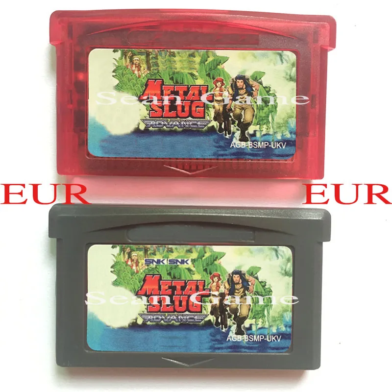 32bit EUR портативная консоль видео игровая карта картридж металлическая