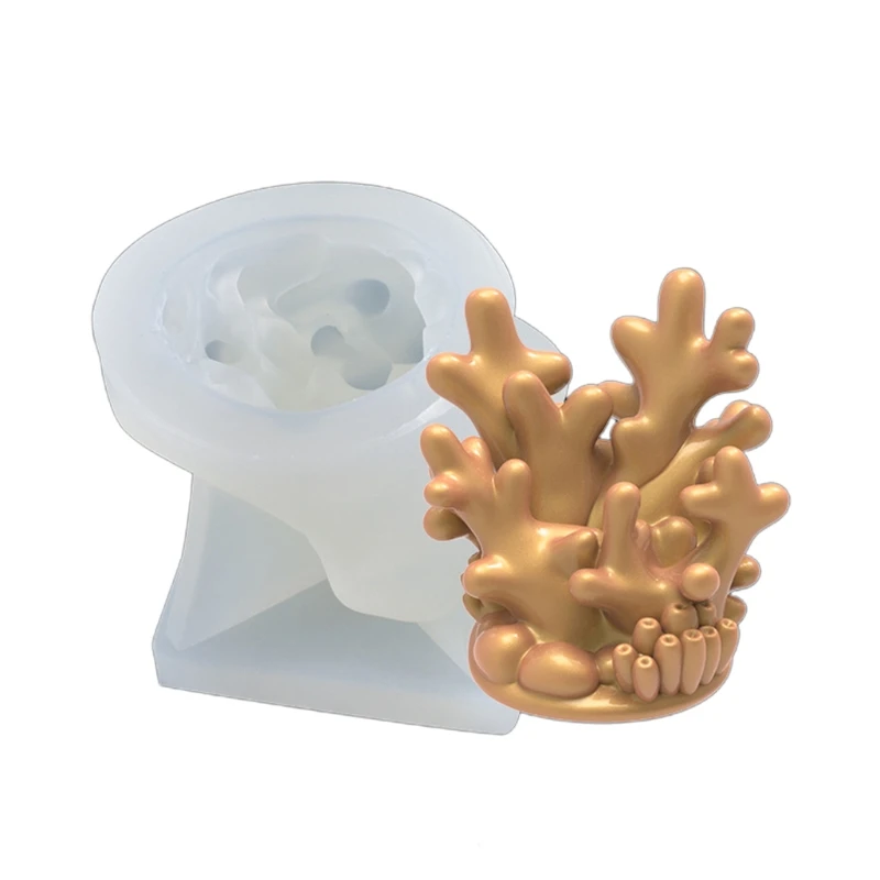 

Coral Candle Molds for Candle Making Candle Silicone Molds Resin Casting Epoxy Mold for Making Wax Candles Soaps Crafts