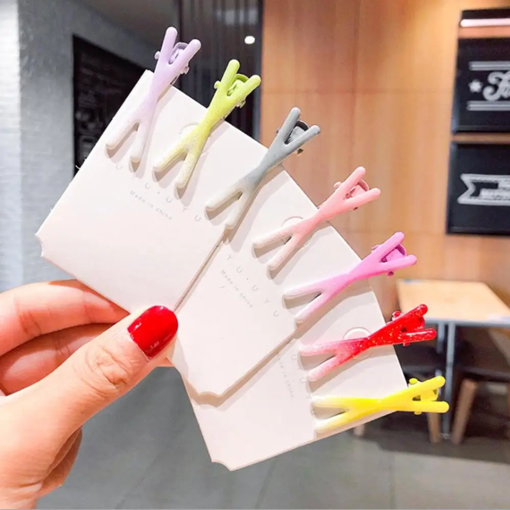 

5Pcs/Set Glitter Bling Heart BB Hair Clips Candy Color Hair Pins For Women Girls Children Kawaii Headwear Hair Accessories