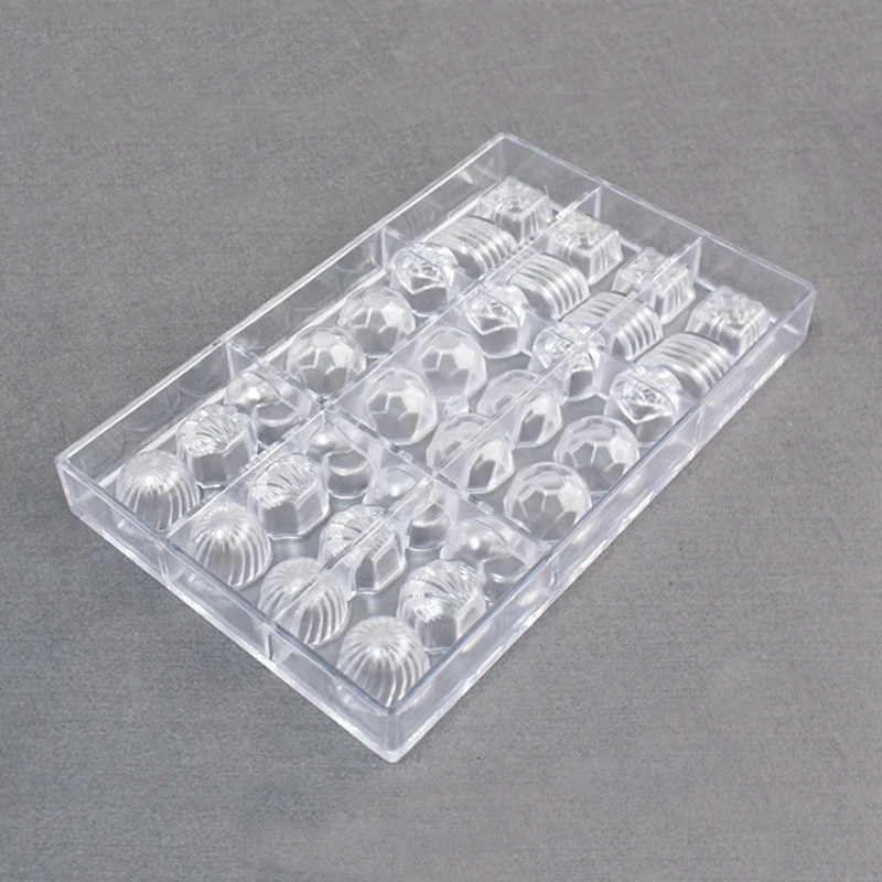 Meibum Polycarbonate Chocolate Mold 7 Types Pattern Confectionery Baking Tools 32 Cavity 10g Candy Decorating PC Plastic Mould | Дом и сад