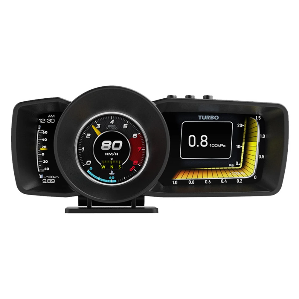

Автомобильный HUD OBD 2 II GPS Двойная система многофункциональный приборной панели дисплей приборной панели умный Спидометр система сигнализац...