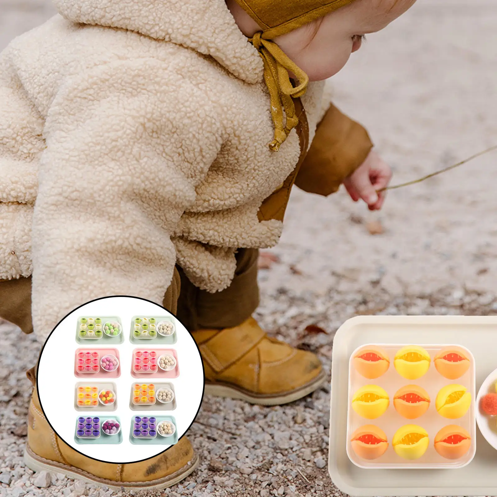

Sorting Toys Color Cognitive, Educational Toys, for Age 2 3 4 5, Puzzle Toys Develop Motor Skills