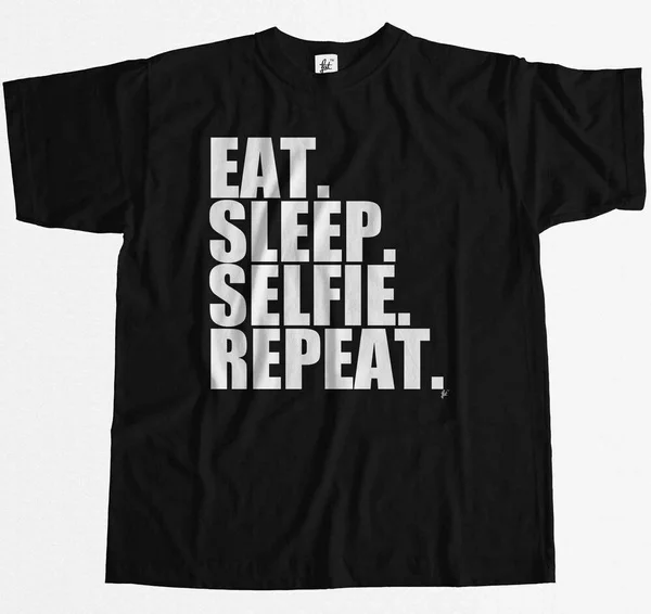 

Eat. Sleep. Selfie. Repeat. Mens T-Shirt