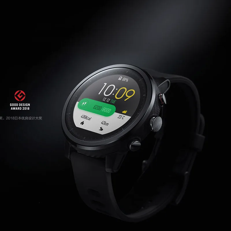 Huami AMAZFIT 2 gps работает Смарт часы Bluetooth 4 0 Спорт монитор сердечного ритма CE