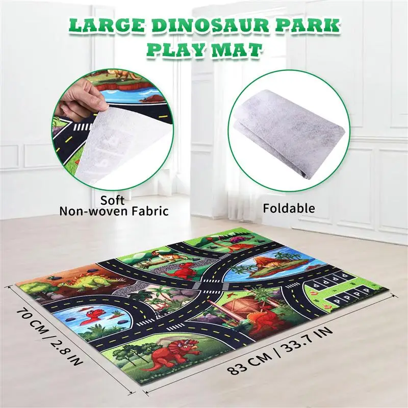 

iBaseToy Large Pack Dinosaurs Assortment Toy Set Realistic Dinosaur Figures for Kids and Toddler Party Favors Early Education