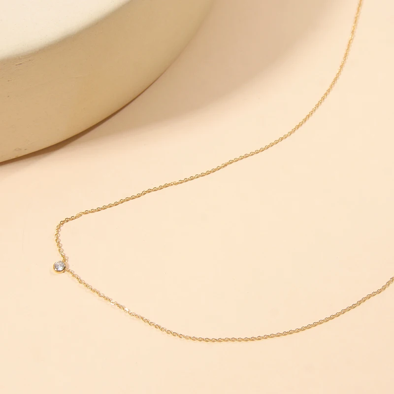 

Оригинальное нишевое дизайнерское минималистичное сшитое золотое ожерелье из нержавеющей стали первоклассная цепочка до ключиц женские ю...