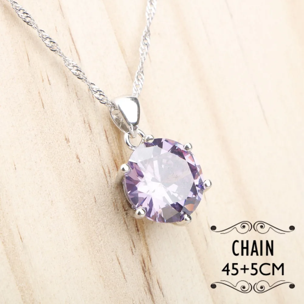 Женский комплект украшений из браслета и сережек с подвеской стерлингового