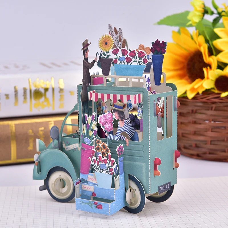 3D выдвижные карты для градуирования на день рождения подарочные День отца