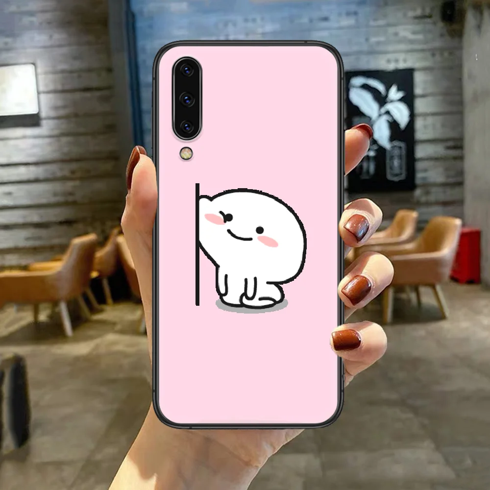 

Qubys Sticker Cute Cartoon Phone Case For For SamSung Galaxy A M 5 8 10 20 30 31 40 50 51 70 71 80 S E Black black Waterproof