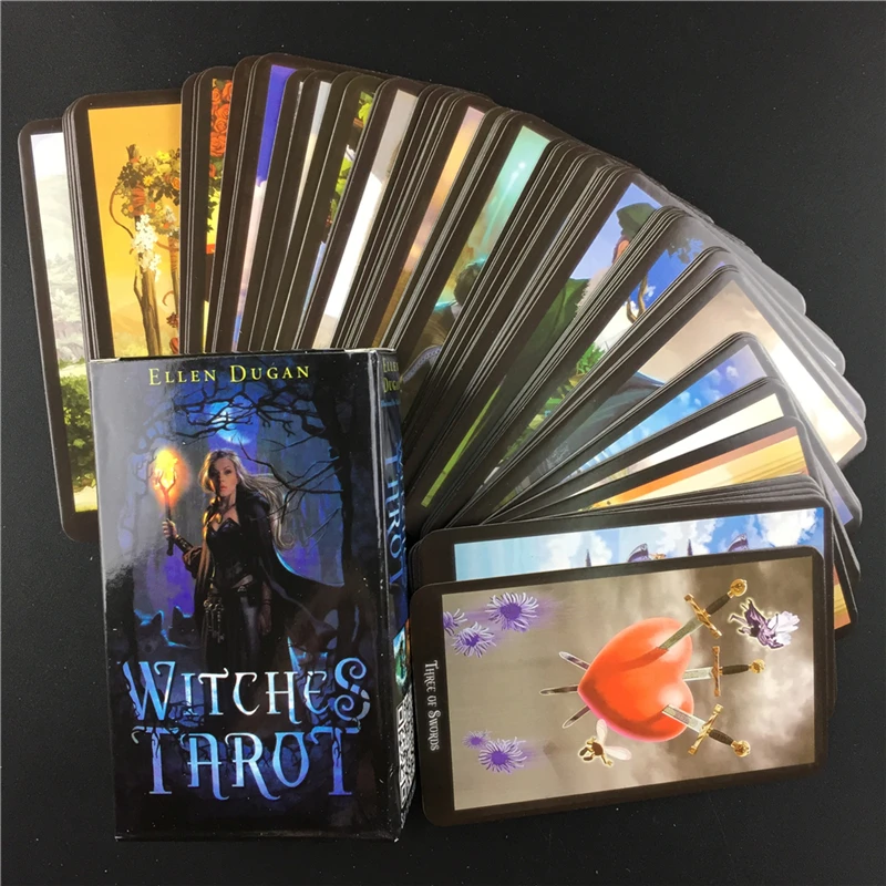 Witch Tarot Deck Cards Future Fate Indicator Forecasting Gift Table Game Board | Игрушки и хобби