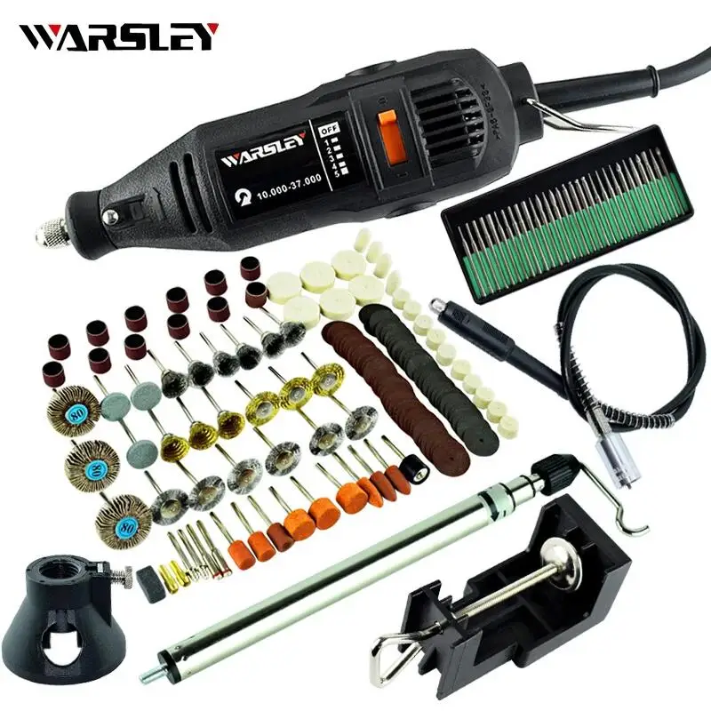 Мини-ДРЕЛЬ Dremel гравировальная ручка электрическая дрель машина с переменной