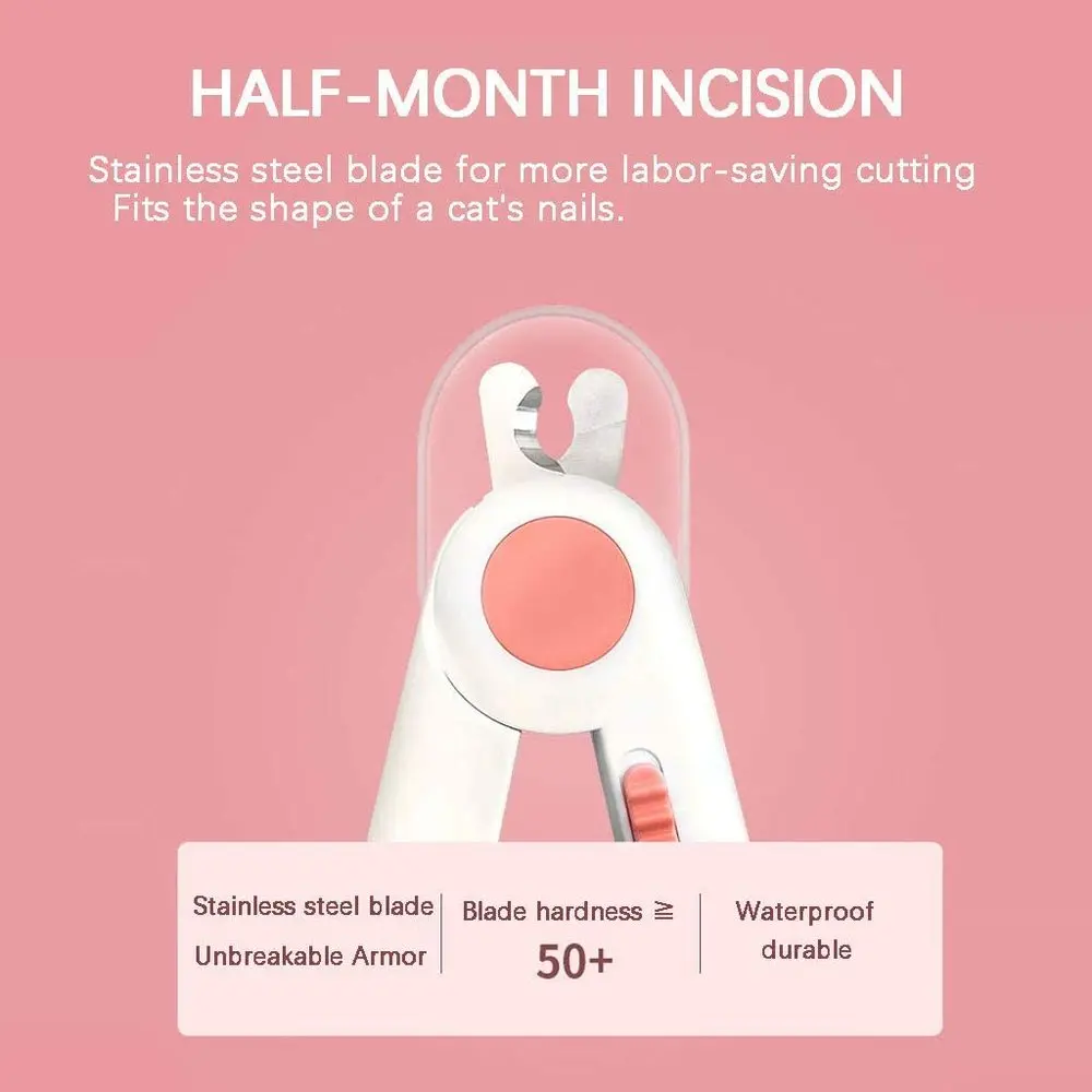 Машинка для стрижки домашних животных кошек кроликов ногтей светодиодный