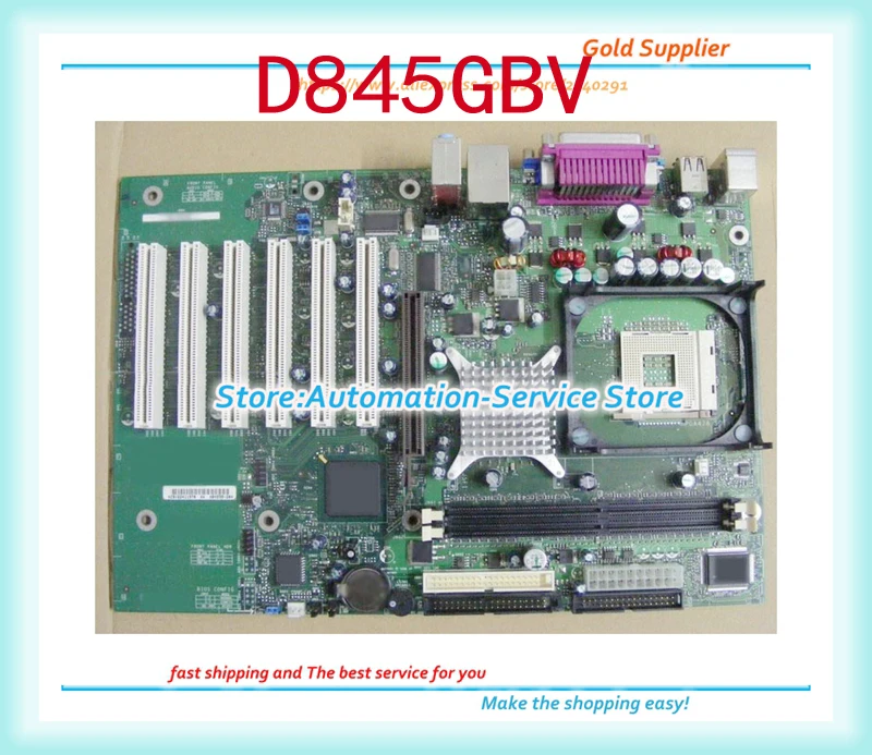 Шасси промышленного оборудования D845GBV 845G 6 PCI