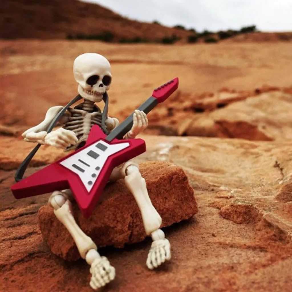 

Dollhouse 8.7cm Skeleton Doll Mini Action Figures High Quality Plastic Toy