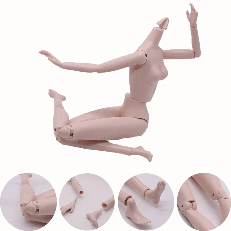 

16 Joints of The White Skin BJD Multi-Joint Movable 28cm Doll Body for 1/6 BJD Dolls DIY Toys for Children