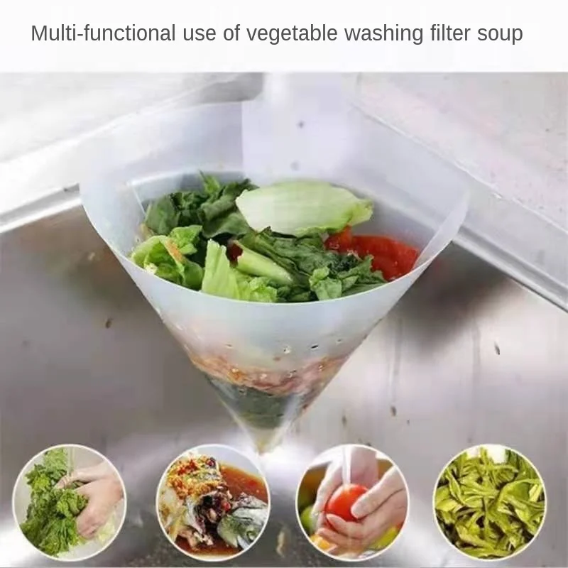 

Kitchen Filter Sink Strainer Drain Basin Collapsible Simple Oil Screen Sink Drain Collapsible Drain Sink Kitchen Accessoryfunnel