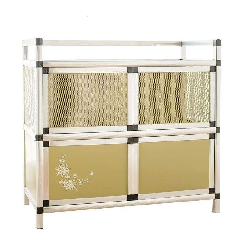 Room Bestek Lade Moveis Sala De Jantar Tea End Tables Sideboard Kitchen Furniture Aluminum Alloy Cabinet Meuble Buffet Cupboard |