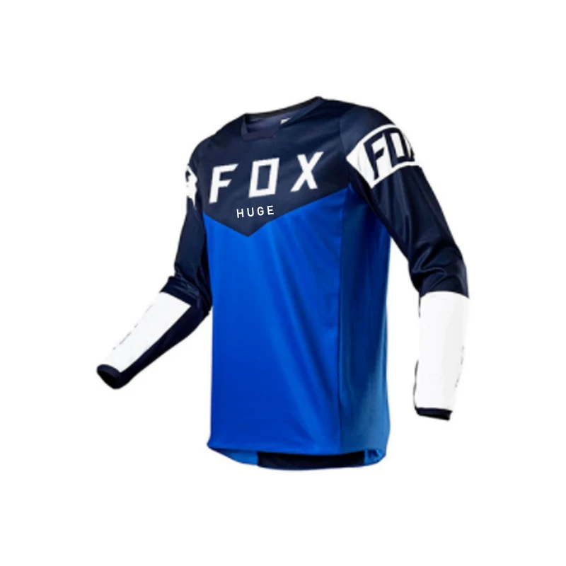 

HugeFox Jersey Motocross Cycling Off Road Dirt Bike Riding ATV MTB DH Racing Long Sleeve Shirt FXR Motorcycle Jersey