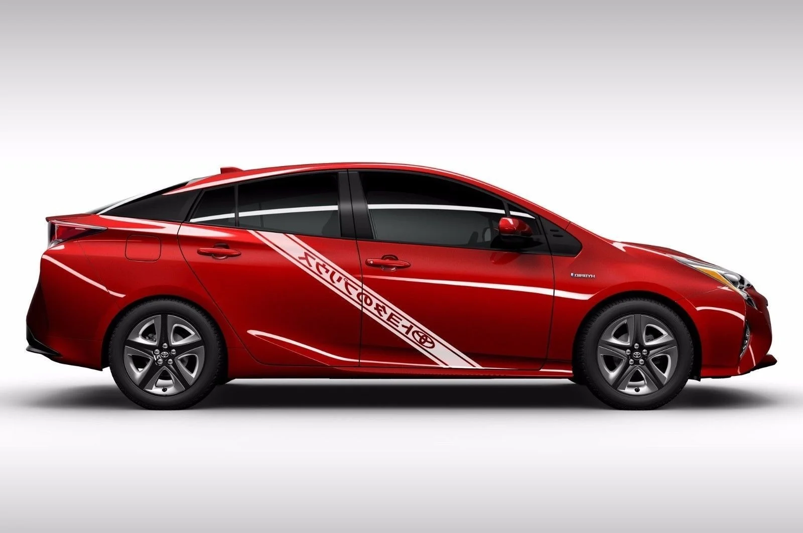 

For 2X Multiple Color Graphics Prius Japanese Car Racing Vinyl Decal Sticker