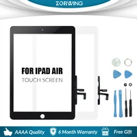 10pcs new for ipad air 1 ipad 5 lcd outer touch screen digitizer front glass display touch panel replacement a1474 a1475 a1476