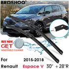 Щетка стеклоочистителя для автомобиля Лобовое стекло Стеклоочистители Лезвия авто аксессуары для Renault Espace V 30 ''+ 28 ''R 2015-2018