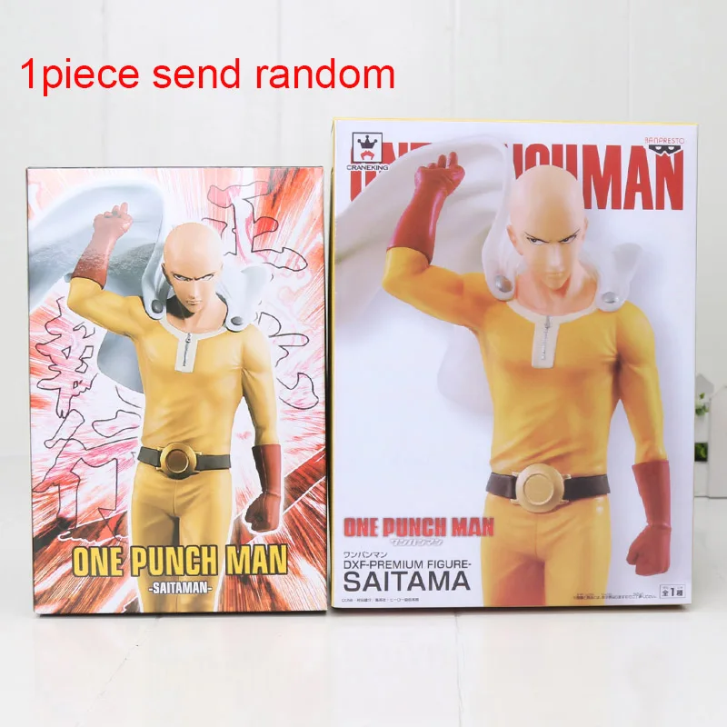 Аниме One Punch Man DXF фигурка Genos Saitama ПВХ фигурка Коллекционная модель игрушки 15 см - Цвет: 2 WITH BOX