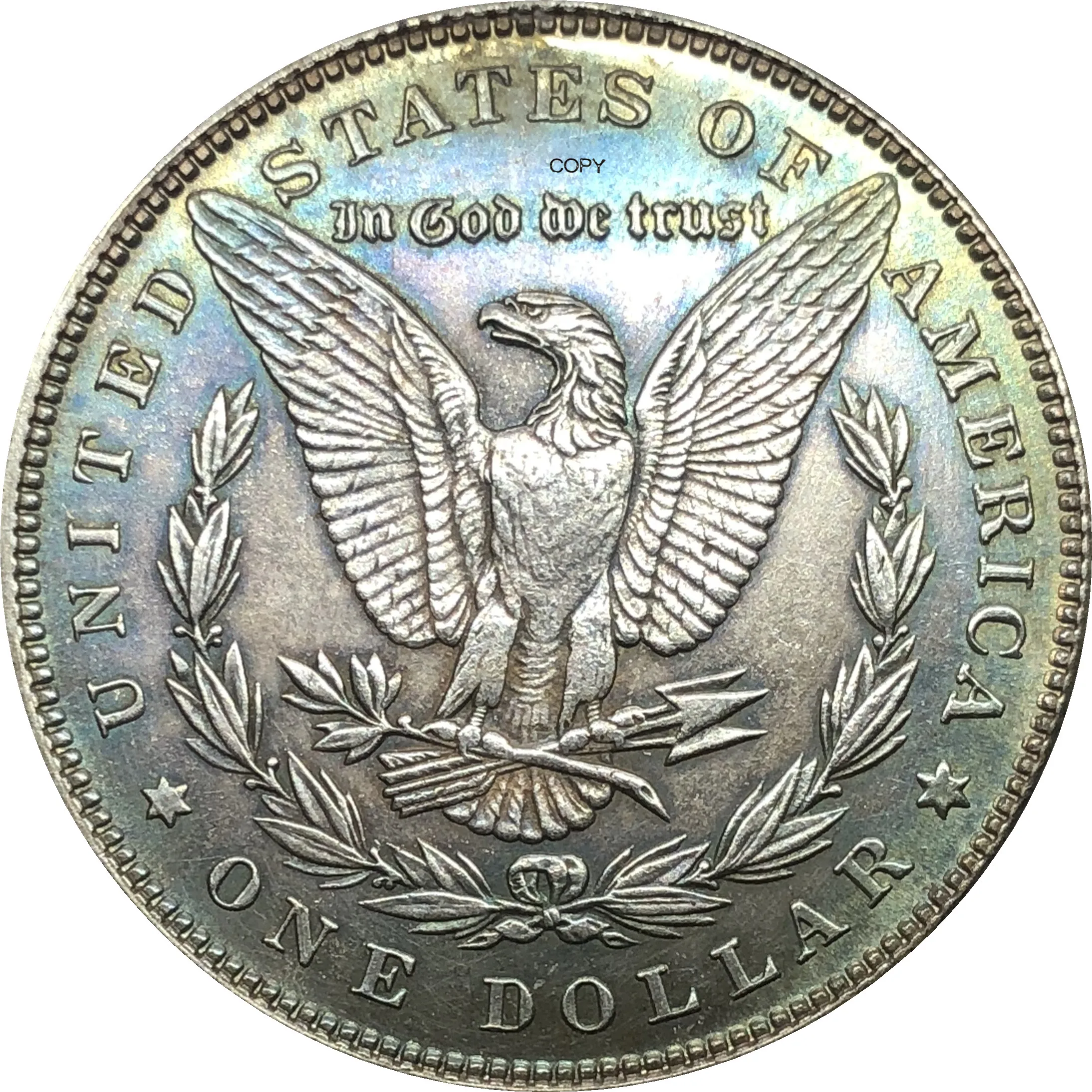 

United States Of America 1887 Morgan One Dollar US Coin Liberty Cupronickel Silver Plated In God We Trust Copy Coin