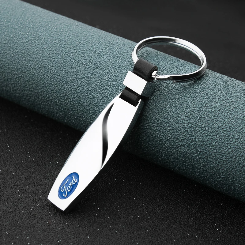 Metal Car Keychain For Ford Fo	