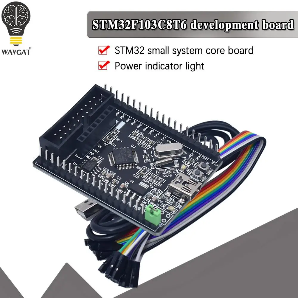 Системная плата WAVGAT STM32F103C8T6 stm32f103 stm32f1 STM32, обучающая плата, оценочный комплект, макетная плата