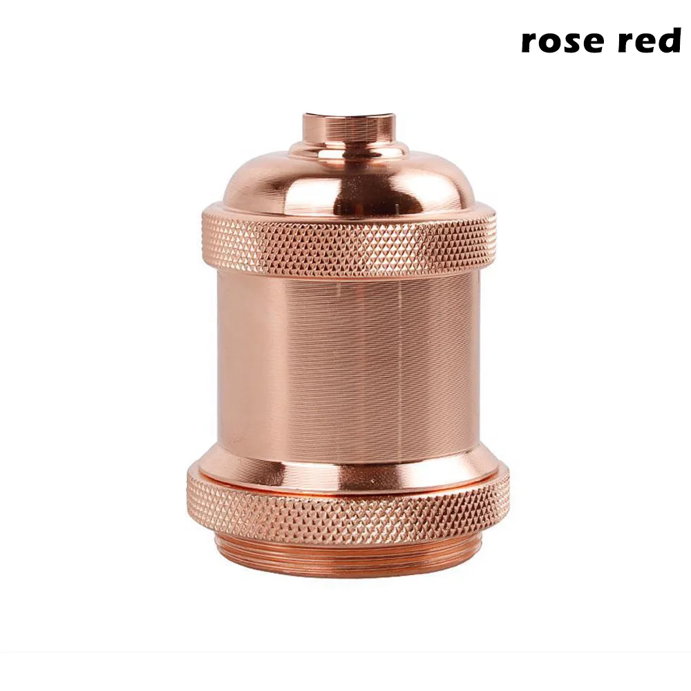 

1 Pcs Vintage Edison Lamp Socket Pendant Light E27 Screw Bulb Base Aluminum Light Socket OCT998