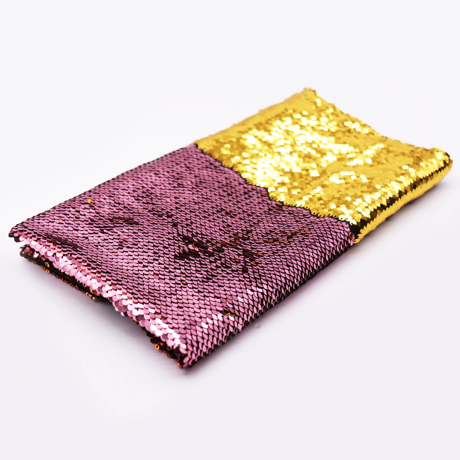 Двусторонняя ткань с блестками в виде рыбьей чешуи русалки двухсторонняя