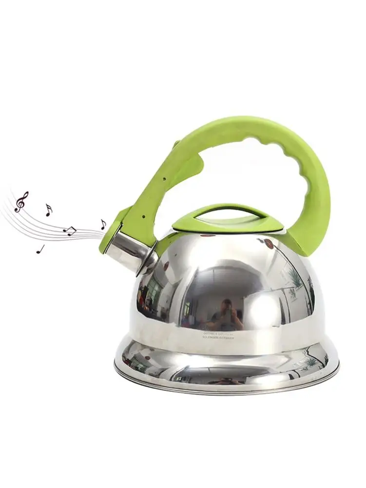 

Whistling Tea kettle Stainless Steel Teapot with Grip 3.5L