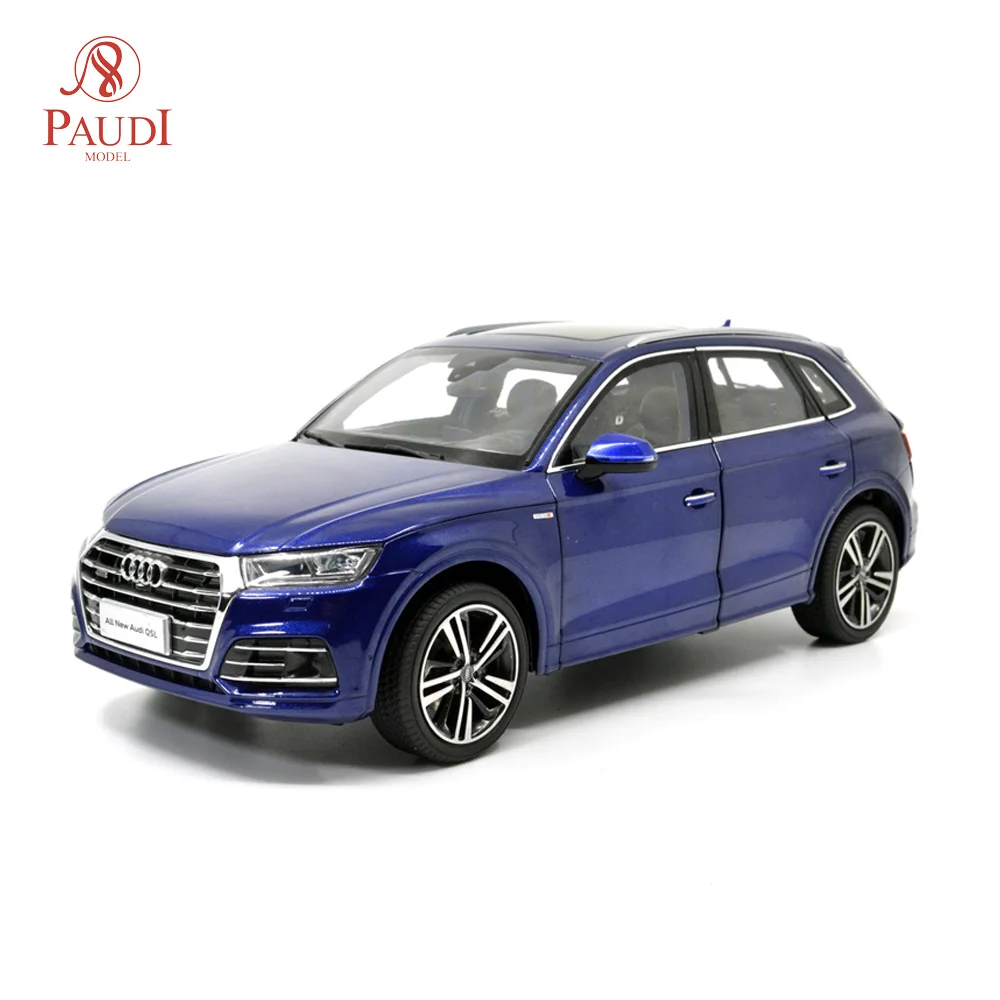 

1/18 1:18 1 18 Scale Audi Q5L 2018 Blue Static Simulation Diecast Alloy Miniature Model Car Gifts Collections Doors Open
