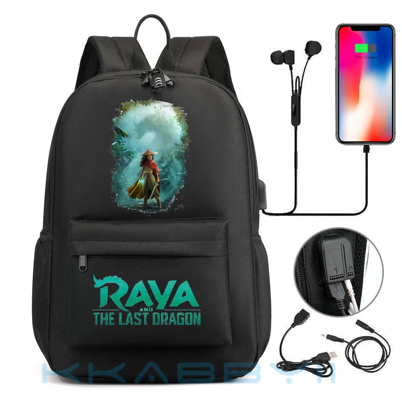 Школьные ранцы Raya and The Last Dragon для девочек женские рюкзаки школьные с принтом