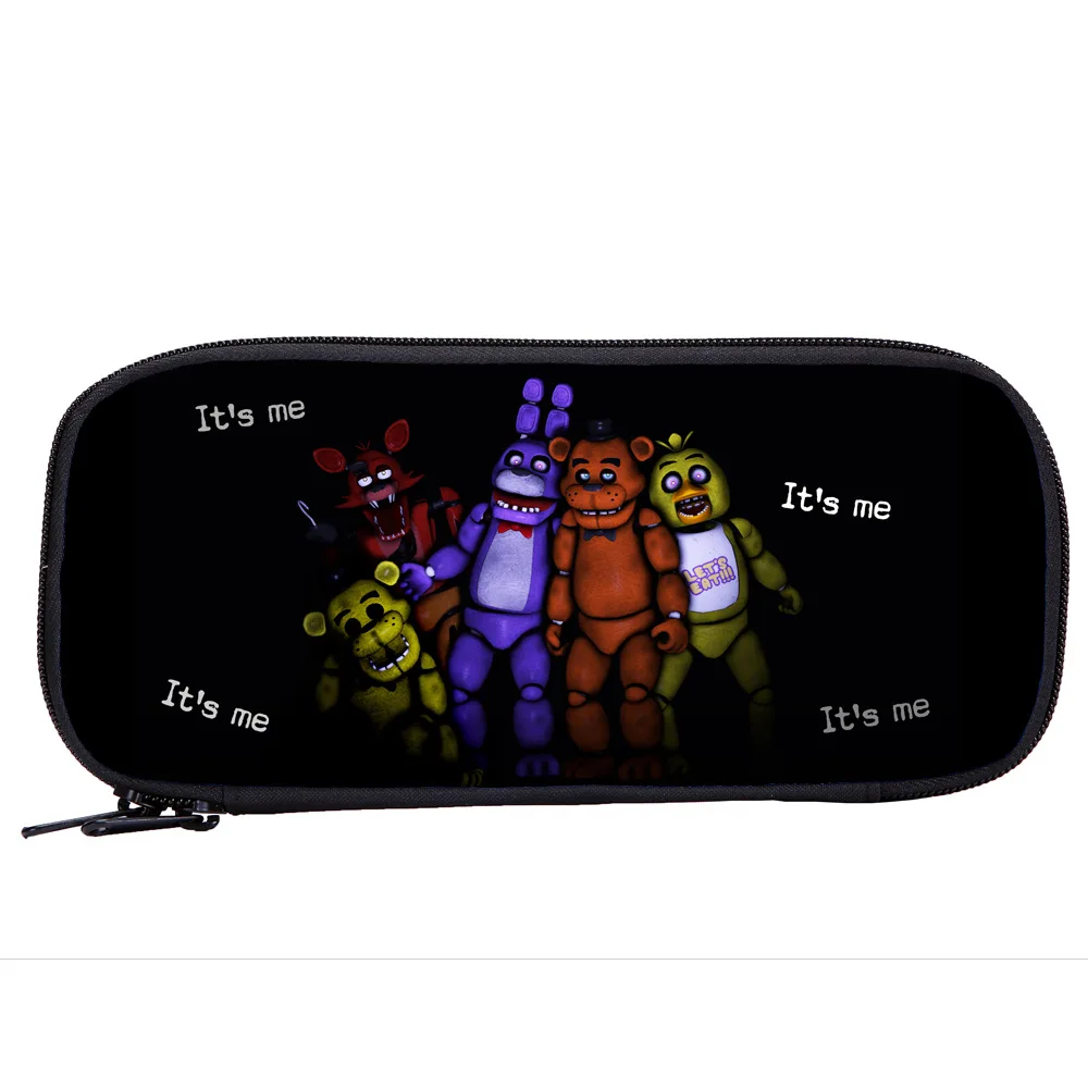 Игра Five Nights At Freddy's FNAF Сумочка для ручек и карандашей чехол для детской школы Канцтовары многофункциональные Фигурки игрушки подарок ребенку на Рождество - Цвет: 07