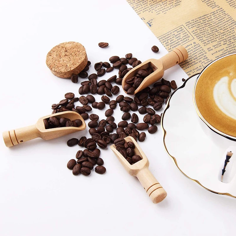 30 шт. для медовой посуды ложки деревянная Ложка посуда ложка мороженого кофейная