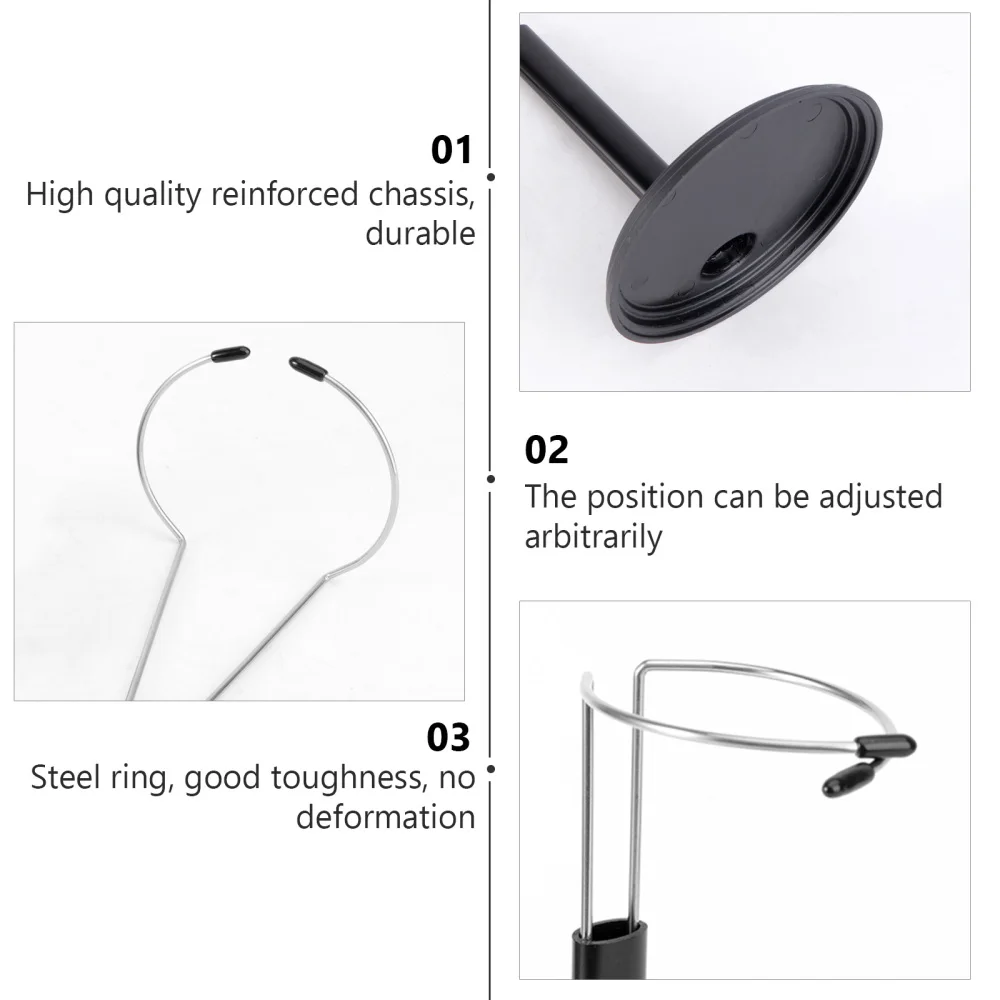 

2Pcs Creative Doll Bracket Support Portable Stand Fashion Doll Storage Rack Display Rack for Home Store (White Rack for 35cm