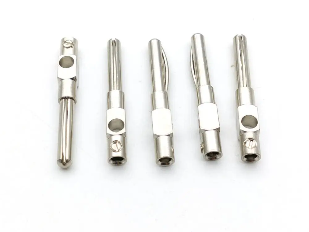 100 шт. высококачественные Медные банановые штекеры для разъемов