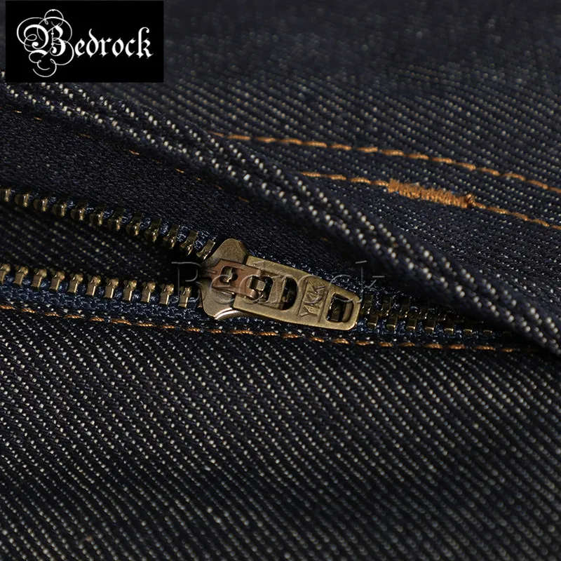 15.5oz Heavy Unwashed Vintage Raw Denim Jeans men casual straight red ear denim jeans small leg pants Featured blue winter thick