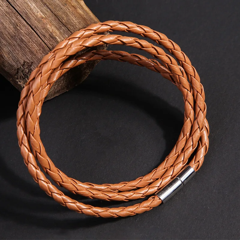 Промоакция браслет мужской для мужчин и женщин Chao Ren Панк Многослойная Веревка