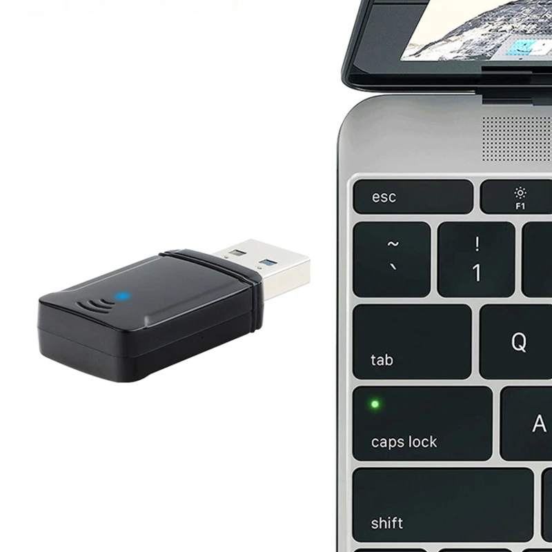 

1300M USB Wireless Network Card Dual Frequency Wifi Receiver Portable Mini 2.4GHz/5GHz Network Adapter