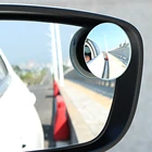 Безрамное маленькое круглое зеркало заднего вида, 2 шт., зеркало для слепых зон, стекло для Mercedes-Benz все классы, A, B C E S G M ML CL CLK CLS GL