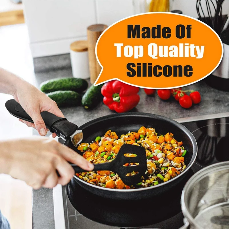 Крышка для ручки из чугуна крышки ручек кастрюли 6 шт. термостойкие силиконовые