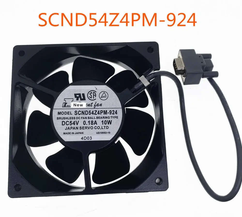 

For Emacro SCND54Z4PM-924 DC 54V 0.18A 120x120x38mm Server Cooling Fan