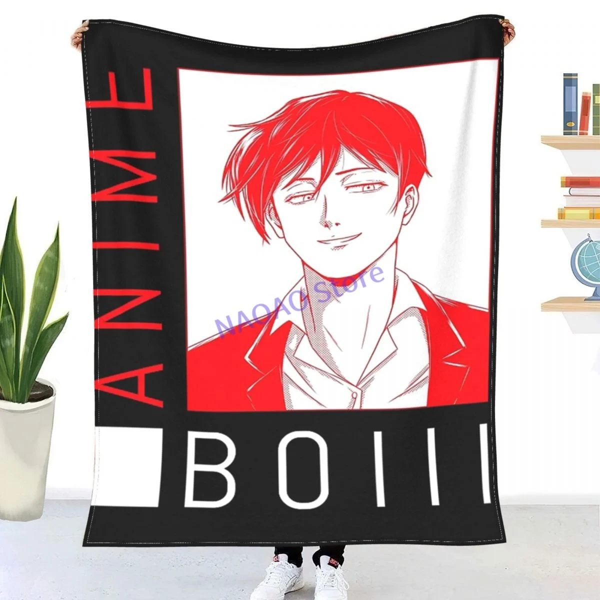 

Anime Boii - Tokyo Aesthetic Throw Blanket Sheets on the bed Blankets on the sofa Decorative lattice bedspreads Happy nap for