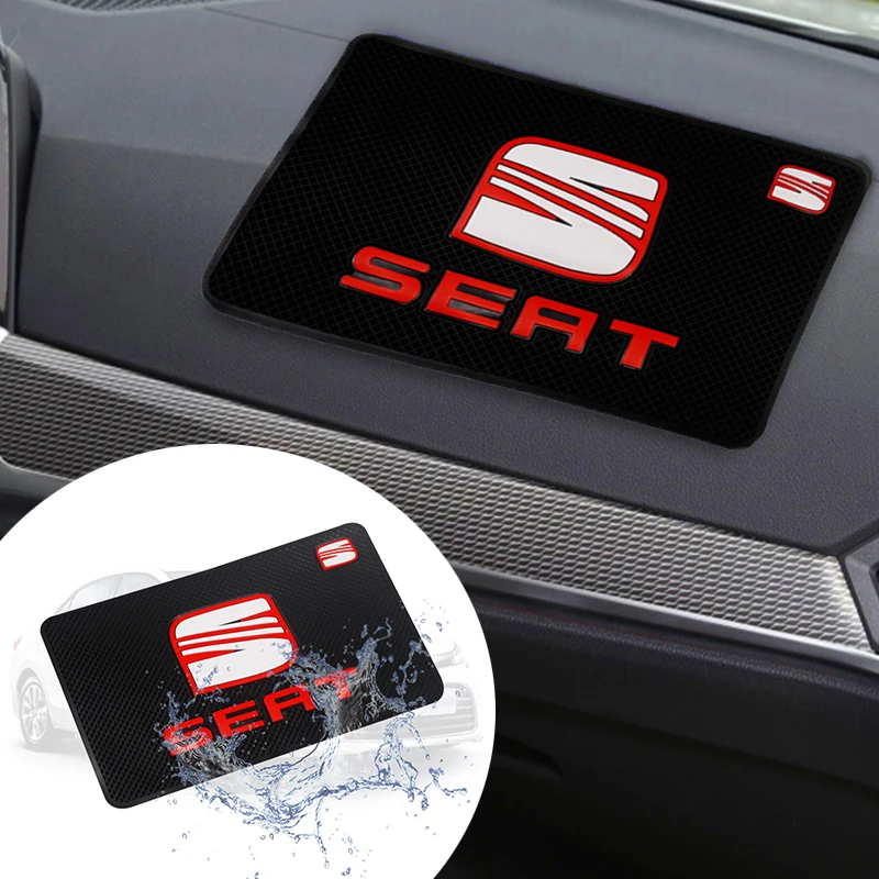 

Anti Slip Car Phone Holder Mat Auto Dashboard Non-slip Pad For SEAT Leon Ibiza Ateca Sportcoupe Alhambra Exeo Altea Arona Toledo