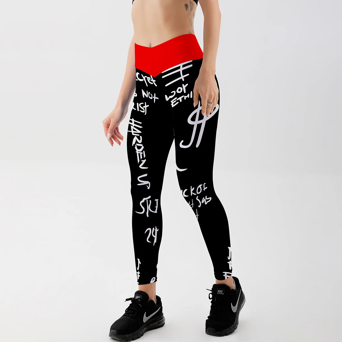 High Waist Women Digital Printed Fitness Leggings Push Up Sport GYM Leggings 