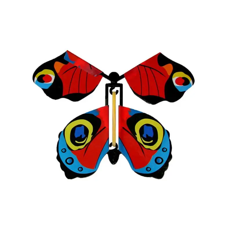 

5pcs Magic Butterfly Flying Card Toy with Empty Hands Solar Butterfly Wedding XX9E