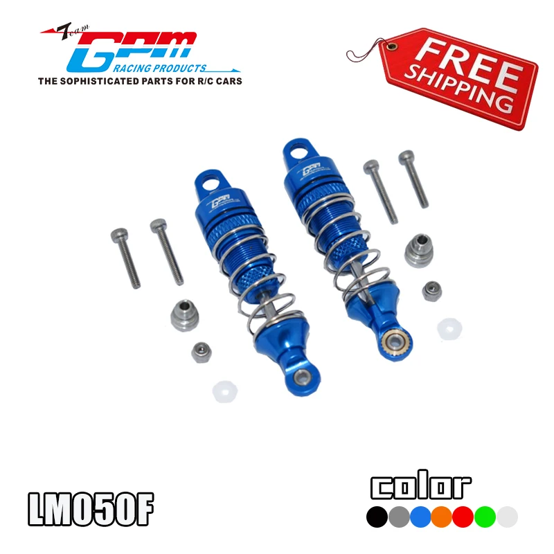 Передняя амортизирующая пружина из алюминиевого сплава для LOSI 1/18 Mini T 2 0 2WD Stadium 50